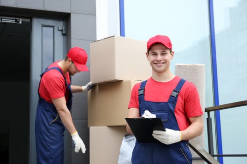 Local man with a van service providing careful moving support in Brentford