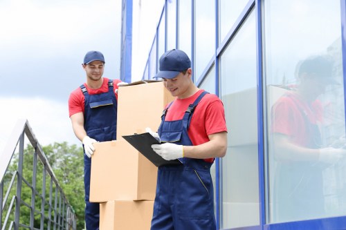 Loading furniture for a Brentford home relocation quote