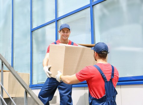 Professional removals service planning a move in Brentford