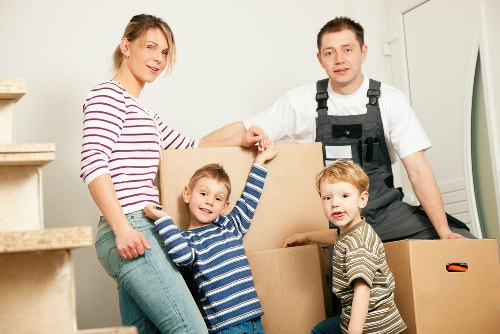 Professional team handling furniture removals in Brentford