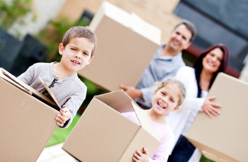 Professional Brentford man and van helping with office equipment move