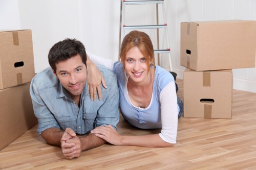 House removals Brentford service loading furniture into a moving van