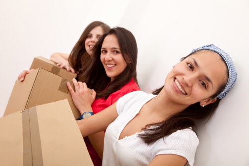 Secure transport and setup during commercial moves in Brentford