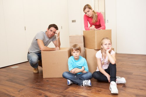 Van hire booking and quotation paperwork for removals
