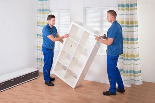 Brentford student removals service with boxes and transport